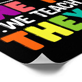 Poster S'ils ne peuvent pas apprendre la façon dont nous  (Coin)