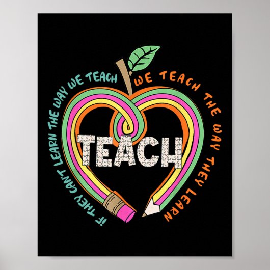 Poster S'ils ne peuvent pas apprendre la façon dont nous  (Devant)