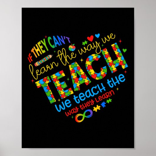 Poster S'Ils Ne Peuvent Pas Apprendre La Façon Dont Nous (Devant)
