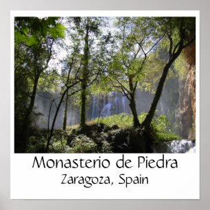 Poster silva2, Monasterio de Piedra, Saragosse, Espagne
