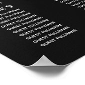 Poster Silve Sun & Moon Tarot Card Wedding Seating Chart (Coin)