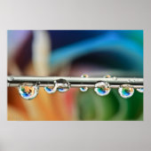 Poster Silver Drops (Devant)