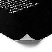 Poster Silver Frills Black 15 Table Wedding Seating Chart (Coin)