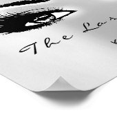 Poster Silver Grey Nom maquillage Artiste Beauté Studio L (Coin)