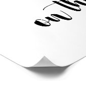 Poster Silver Lavender, Bons voeux Nouveau M & Mme Sign (Coin)