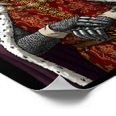 Poster Silver Mask King Baldwin Iv Golden Mask Medieval A (Coin)