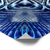 Poster Silver Ripples Mandala 2 (Coin)