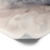 Poster Silver Spirit Animal Fox (Coin)