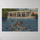 Poster Silver Springs, Floride - Vue sur Riverboat & (Devant)