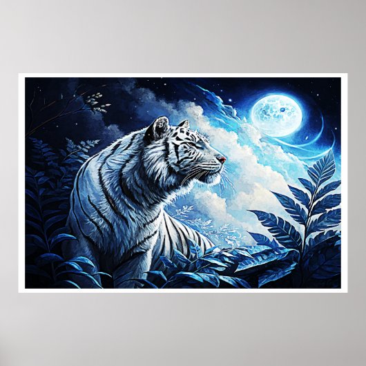 POSTER SILVER TIGER (Devant)