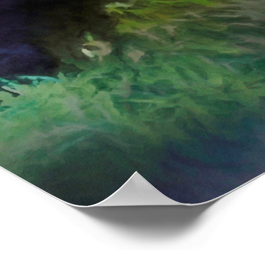 POSTER SILVERBACK GORILLA JUNGLE ÉCLAIRAGE (Coin)