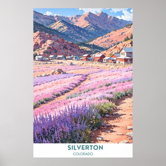 Poster Silverton - Colorado (Devant)