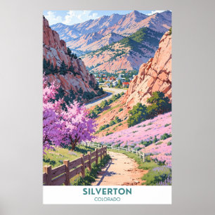 Poster Silverton - Pittoresque Drive - Colorado