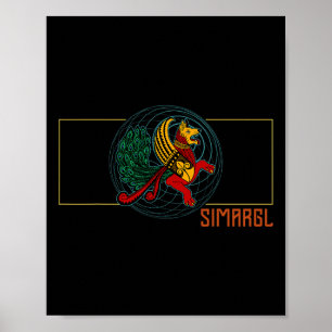 Poster Simargl paganisme chien ancêtre nordique national 