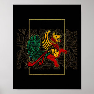 Poster Simargl paganisme chien ascendance nordique nation