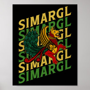 Poster Simargl Païnisme Chien Ancêtre Nordique National R