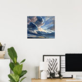 Poster Simon Alexandre Clément Denis Étude des nuages (Bureau à domicile)