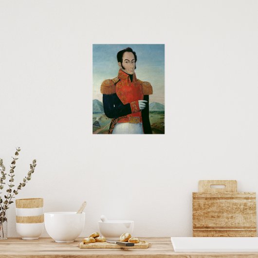 Poster Simon Bolivar (Cuisine)