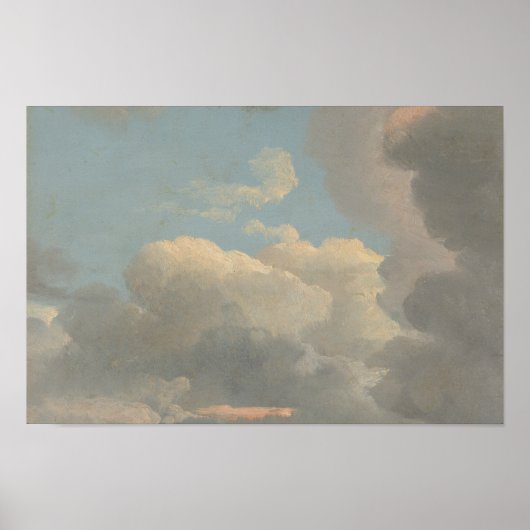 Poster Simon Denis - Étude sur le nuage (début de soirée) (Devant)