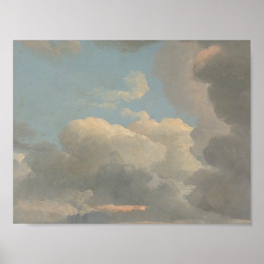 Poster Simon Denis - Étude sur le nuage (début de soirée) (Devant)