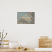 Poster Simon Denis - Étude sur le nuage (début de soirée) (Cuisine)