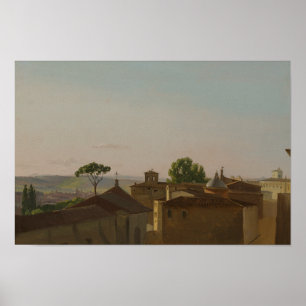 Poster Simon Denis - Vue sur la colline du Quirinal, Rome