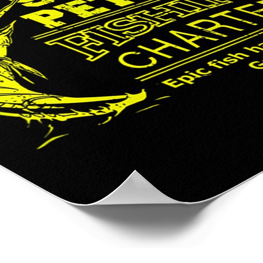 Poster Simon Peter's Fishing Charters Funny Jesus Christ (Coin)