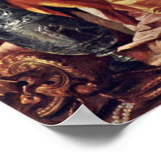 Poster Simon Vouet - Allégation de richesse (Coin)