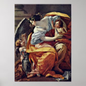 Poster Simon Vouet - Allégation de richesse (Devant)