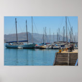 Poster Simon's Town Marina Harbour Afrique du Sud (Devant)