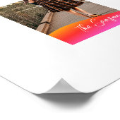 Poster Simple 1 Photo Couverture Complète - Texte Superpo (Coin)