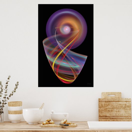 Poster 'Simple Abstrait 012' (Cuisine)