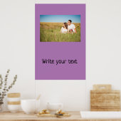 Poster Simple ajout minimal du nom de texte du logo (Cuisine)