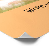 Poster Simple ajout minimal du nom de texte du logo (Coin)