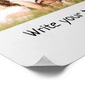 Poster Simple ajout minimal du nom de texte du logo (Coin)