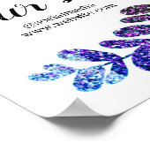 Poster Simple ajout minimal du nom de texte du logo (Coin)