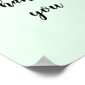 Poster Simple ajout minimal du nom de texte du logo (Coin)