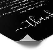 Poster Simple Black & White Covid Safety Guidelines Party (Coin)