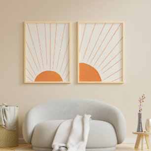 Poster Simple Boho Lever du Soleil