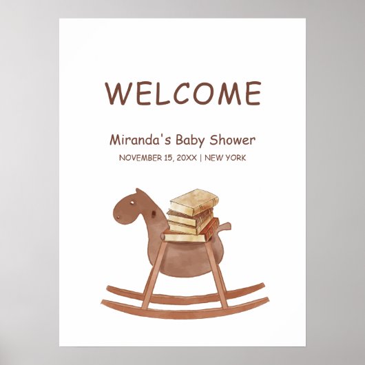 Poster Simple Boho Nouveau Chapitre Livre Bienvenue à la (Devant)