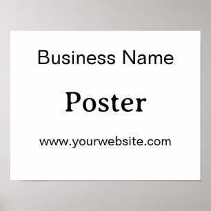 Poster Simple Brand Promotion Standard Semi-brillant 14"x