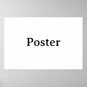 Poster Simple Brand Promotion Standard Semi-brillant 18"x