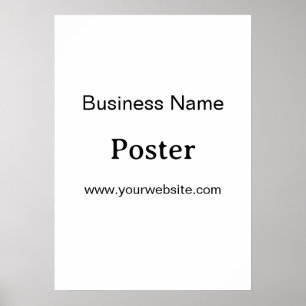 Poster Simple Brand Promotion Standard Semi-brillant 20"x