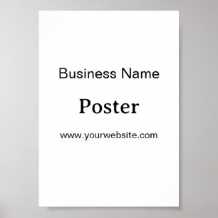 Poster Simple Brand Promotion Standard Semi-brillant 5" x