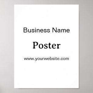 Poster Simple Brand Promotion Standard Semi-brillant 8,5"