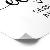 Poster Simple Calligraphie Noire Le Meilleur Jour Jamais (Coin)