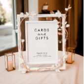 Poster Simple Cartes Noir Et Blanc Cadeaux Mariage Signal