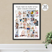 Poster Simple Collage de 30 Photos