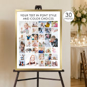 Poster Simple Collage de 30 Photos