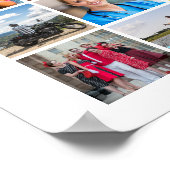 Poster Simple Collage de 45 Photos sur mesure (Coin)